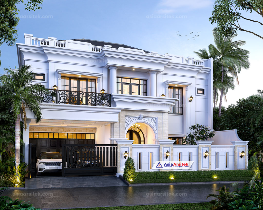Jasa Arsitek Desain Rumah Tropis Modern 2 Lantai di Cakung Jakarta Timur