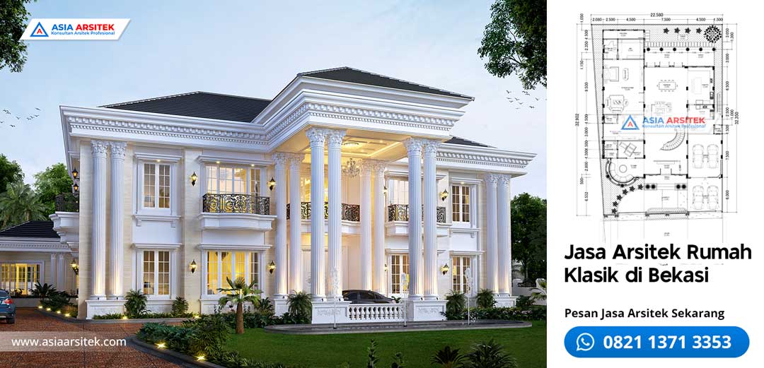 Jasa Arsitek Desain Rumah Klasik di Bekasi