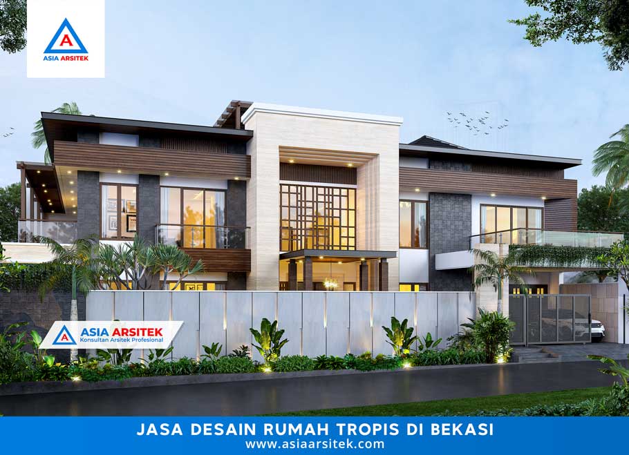 Jasa Arsitek Desain Rumah Tropis di Bekasi