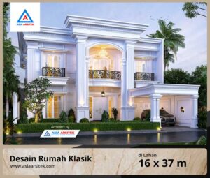 Jasa Arsitek Desain Rumah Klasik 4 Lantai di Cibitung Bekasi