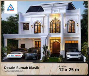 Jasa Arsitek Desain Rumah Klasik 4 Lantai di Cibitung Bekasi