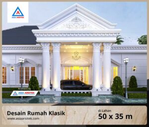 Jasa Arsitek Desain Rumah Klasik 4 Lantai di Cibitung Bekasi