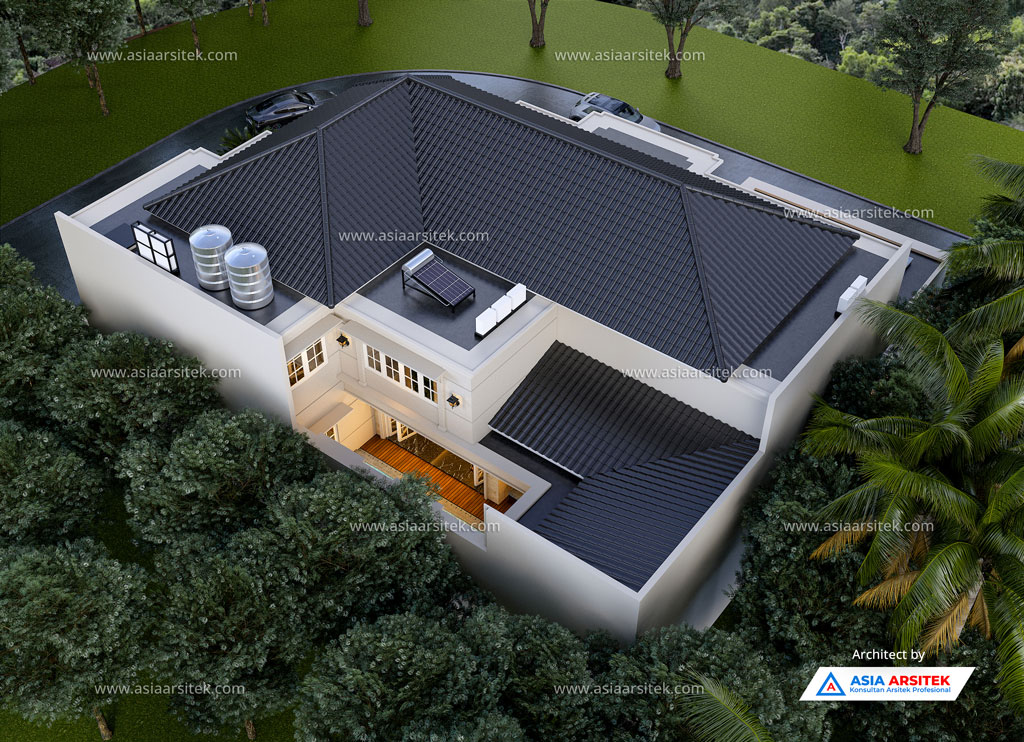Jasa Arsitek Desain Rumah Tropis 2 Lantai di Sawangan Depok