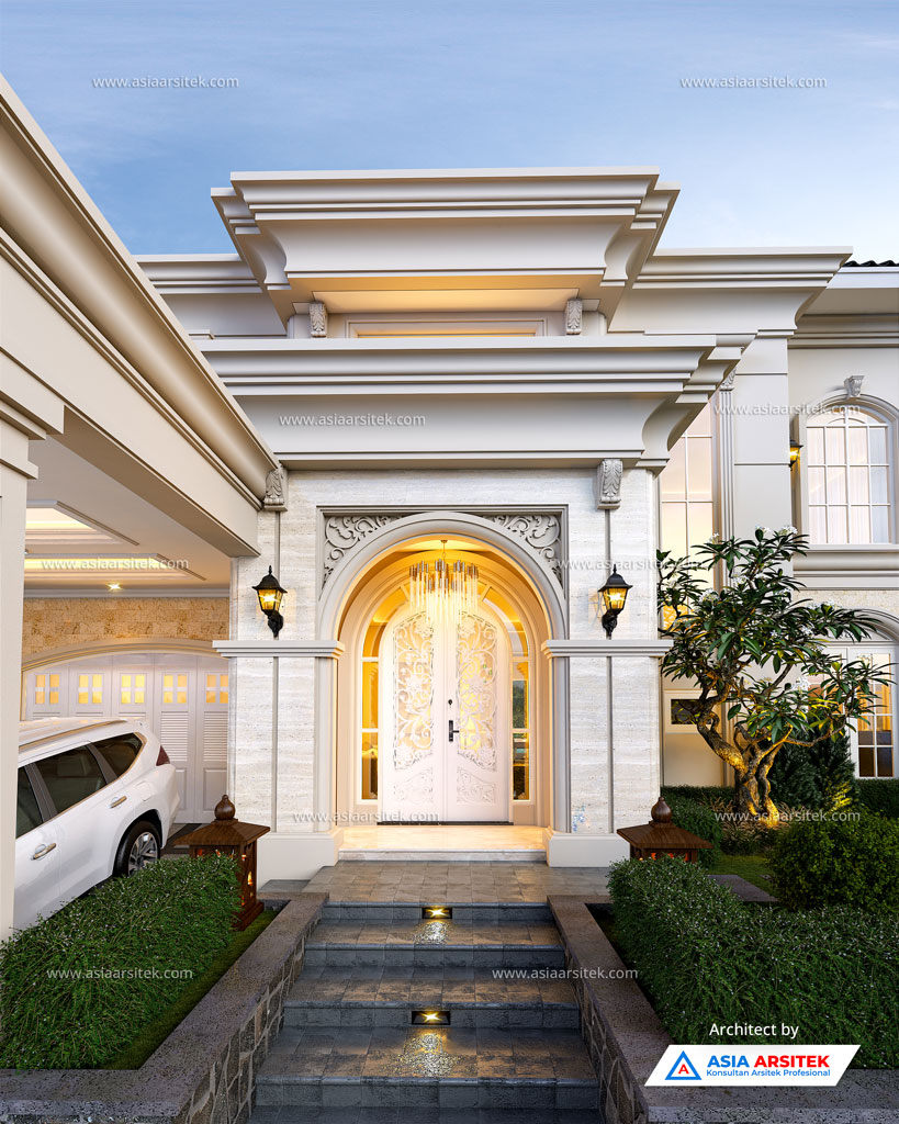 Jasa Arsitek Desain Rumah Tropis 2 Lantai di Sawangan Depok