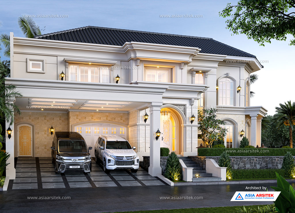Jasa Arsitek Desain Rumah Tropis 2 Lantai di Sawangan Depok