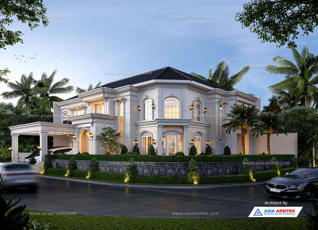 Jasa Arsitek Desain Rumah Tropis 2 Lantai di Sawangan Depok
