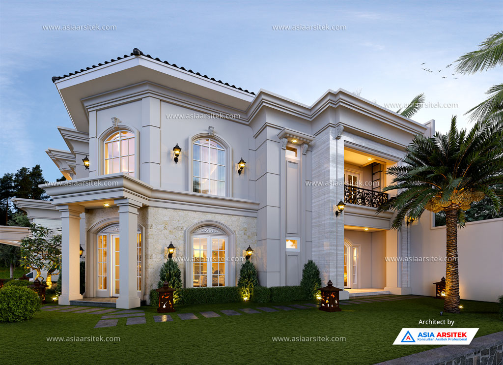Jasa Arsitek Desain Rumah Tropis 2 Lantai di Sawangan Depok