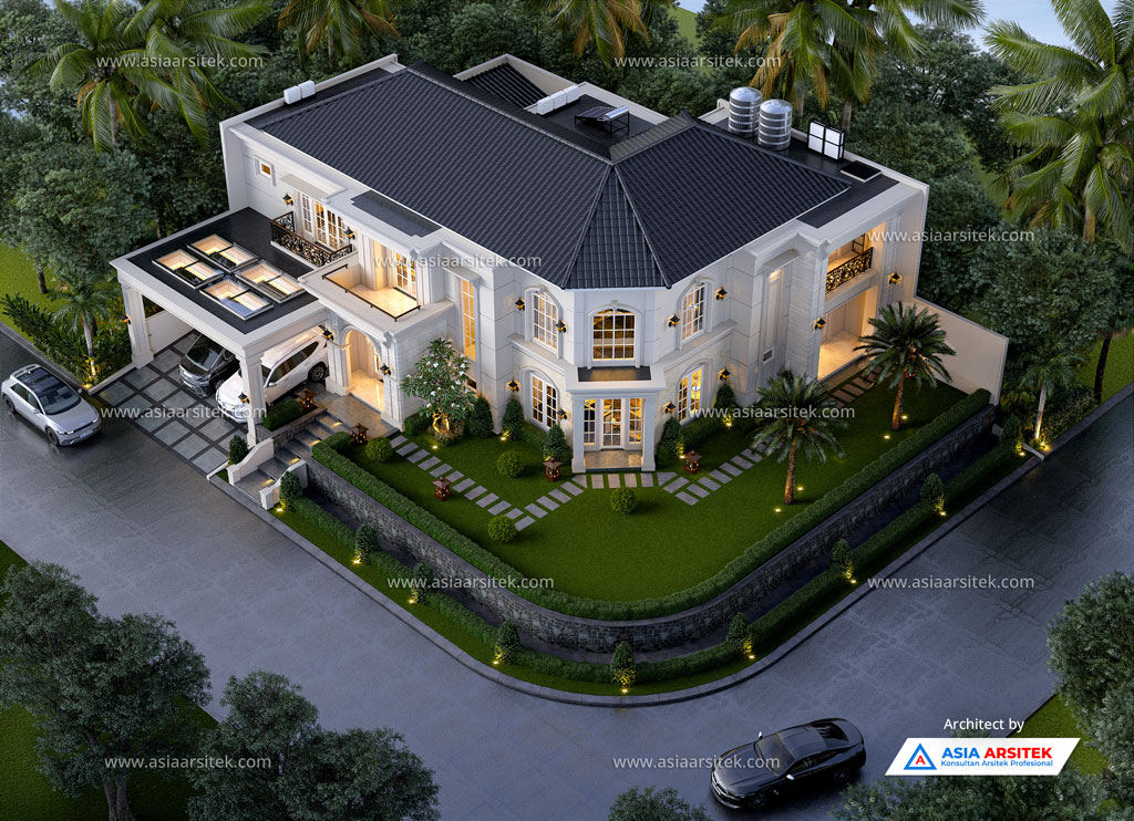 Jasa Arsitek Desain Rumah Tropis 2 Lantai di Sawangan Depok