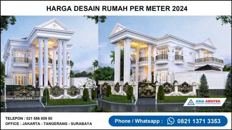 Harga Desain Rumah Per Meter 2024