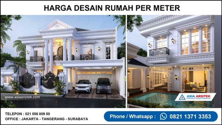 Harga Desain Rumah Per Meter