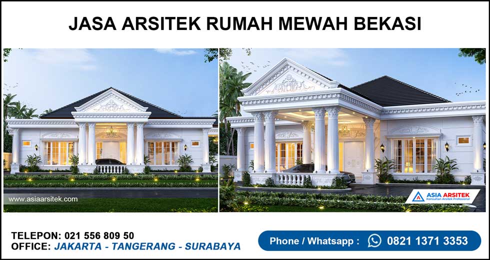 Jasa Arsitek Rumah Mewah Bekasi