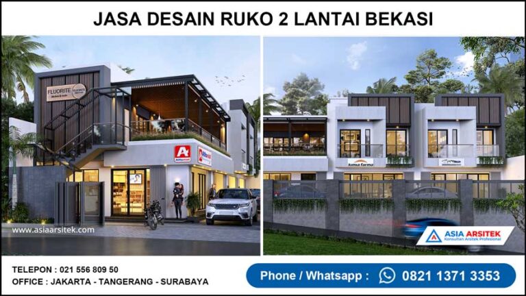 Jasa Desain Ruko 2 Lantai Bekasi