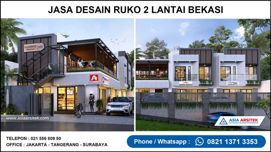 Jasa Desain Ruko 2 Lantai Bekasi