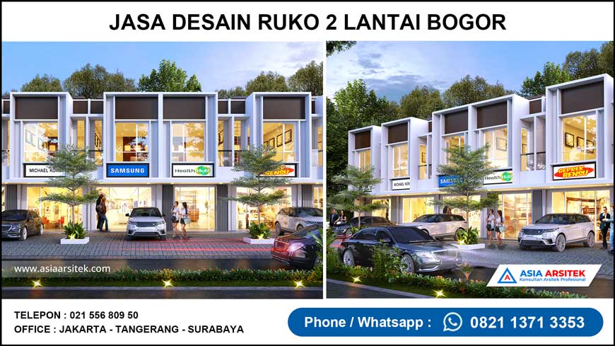 Jasa Desain Ruko 2 Lantai Bogor