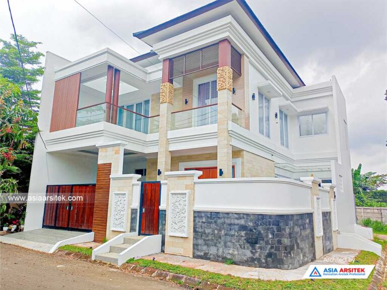 Pembangunan Rumah Bali Tropis di Pancoran Mas Depok