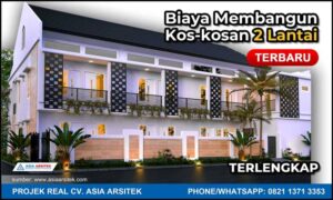 Biaya Membangun Kos Kosan 2 Lantai