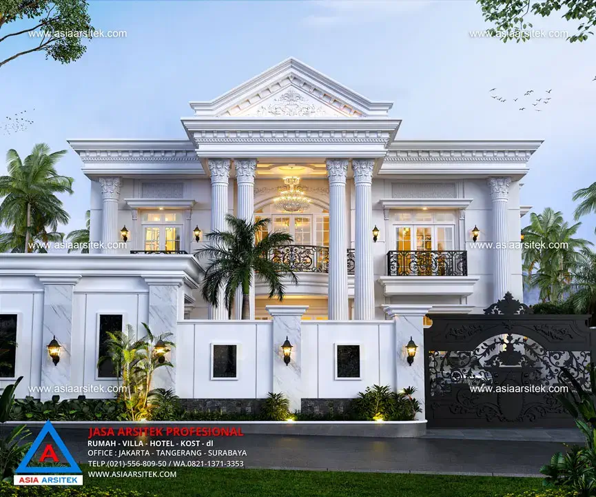 Jasa Arsitek Desain Rumah Klasik di Kutai Kartanegara Kalimantan Timur