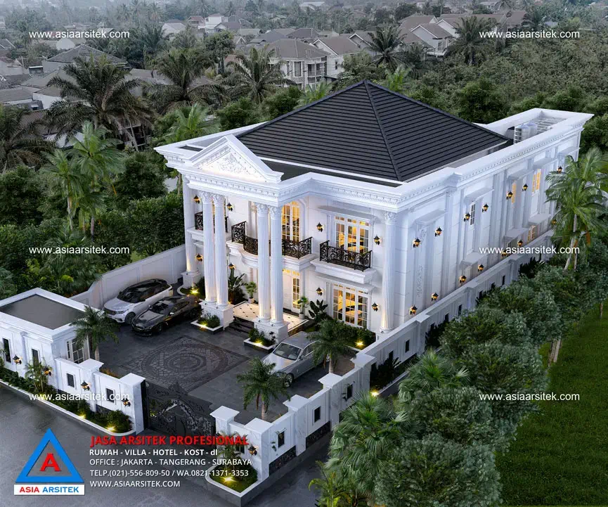 Jasa Arsitek Desain Rumah Klasik di Kutai Kartanegara Kalimantan Timur