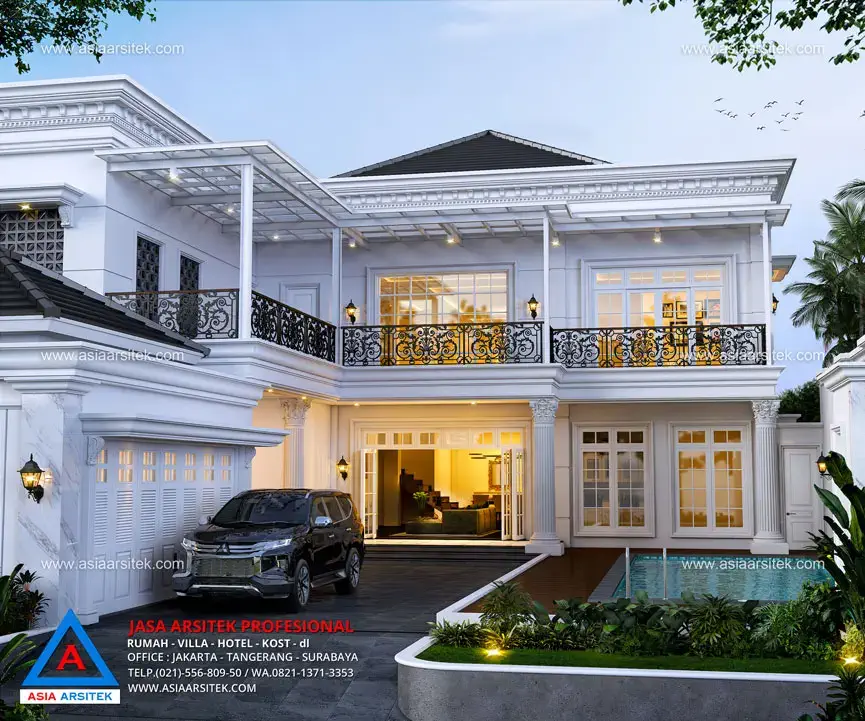 Jasa Arsitek Desain Rumah Klasik di Kutai Kartanegara Kalimantan Timur