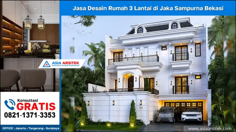 Jasa Desain Rumah 3 Lantai di Jaka Sampurna Bekasi, jasa desain rumah gratis, jasa arsitek rumah, jasa gambar rumah, jasa desain bekasi