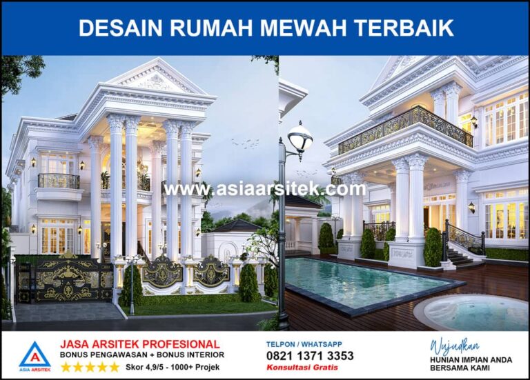 7 Ide Desain Rumah Mewah Terbaik 2024