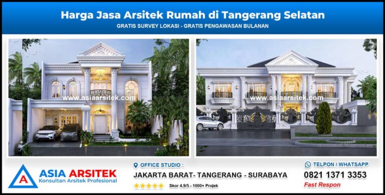 Harga Jasa Arsitek Rumah di Tangerang Selatan
