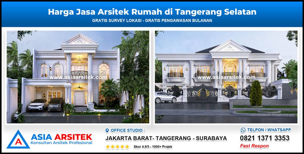 Harga Jasa Arsitek Rumah di Tangerang Selatan