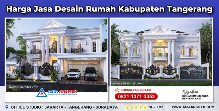 Harga Jasa Desain Rumah Kabupaten Tangerang