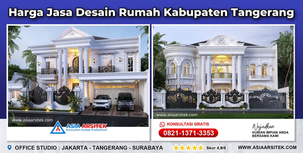 Harga Jasa Desain Rumah Kabupaten Tangerang