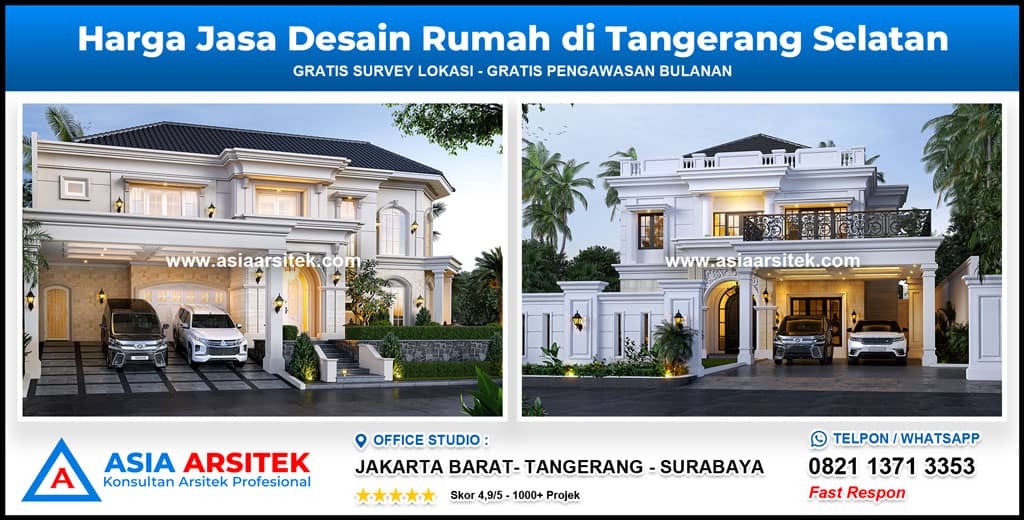 Harga Jasa Desain Rumah di Tangerang Selatan