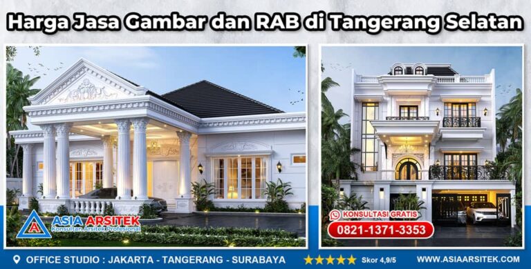 Harga Jasa Gambar dan RAB di Tangerang Selatan