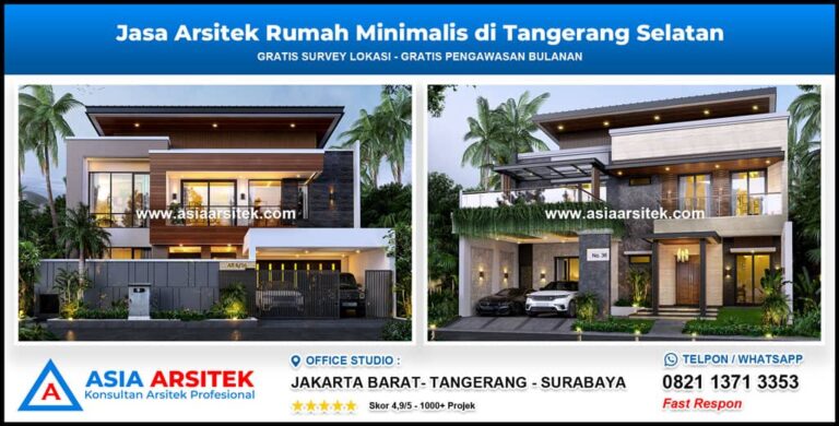 Jasa Arsitek Rumah Minimalis di Tangerang Selatan
