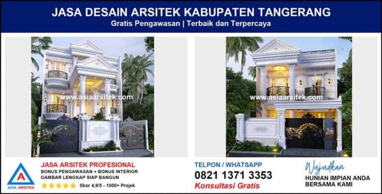 Jasa Desain Arsitek Kabupaten Tangerang