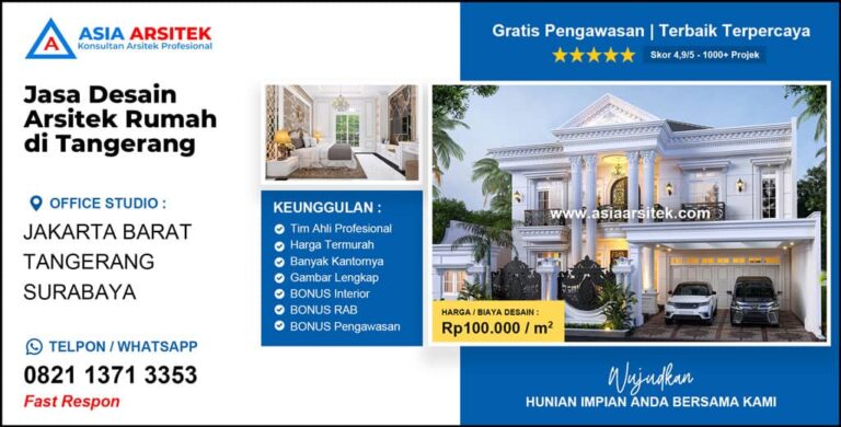 Jasa Desain Arsitek di Tangerang