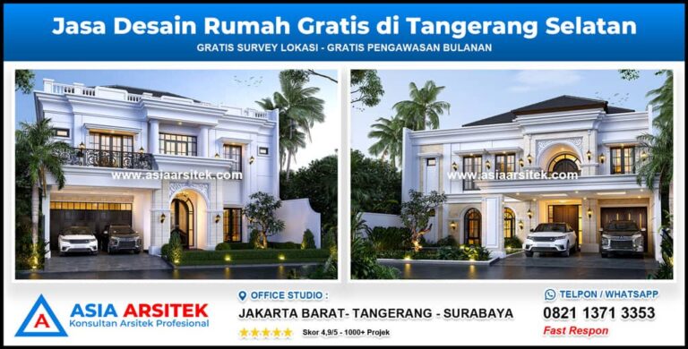 Jasa Desain Rumah Gratis di Tangerang Selatan