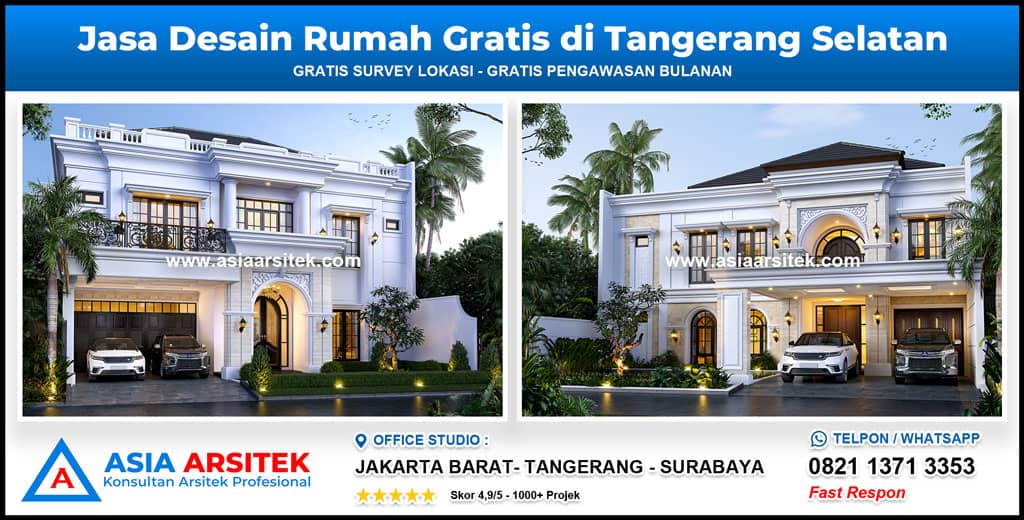Jasa Desain Rumah Gratis di Tangerang Selatan