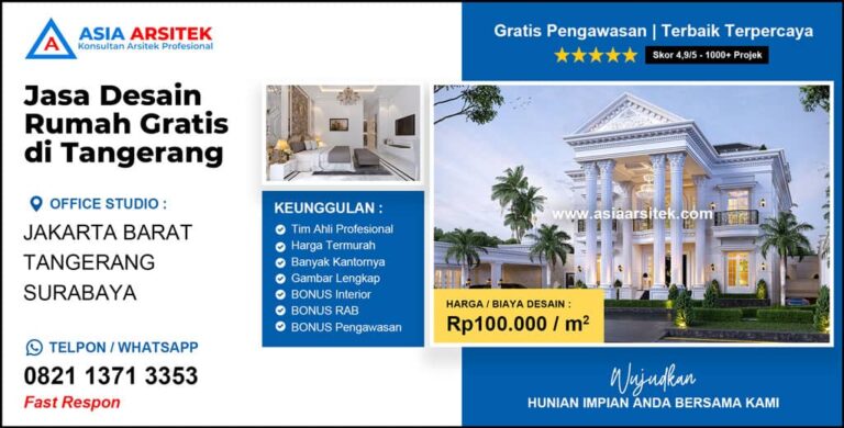 Jasa Desain Rumah Gratis di Tangerang