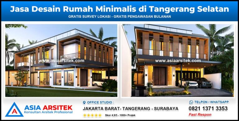 Jasa Desain Rumah Minimalis di Tangerang Selatan