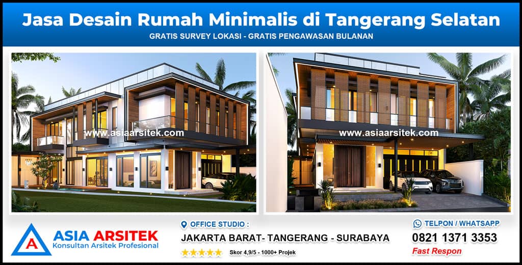 Jasa Desain Rumah Minimalis di Tangerang Selatan