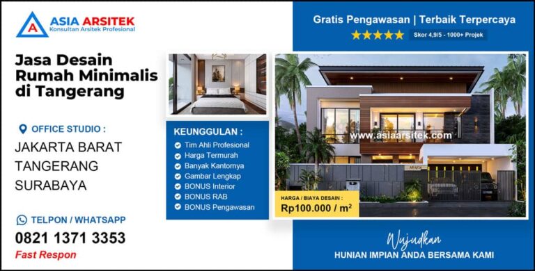 Jasa Desain Rumah Minimalis di Tangerang