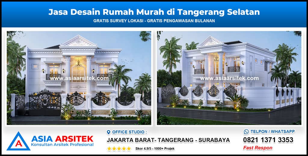 Jasa Desain Rumah Murah di Tangerang Selatan