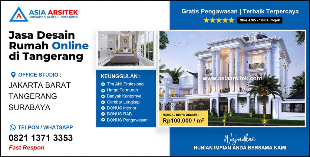 Jasa Desain Rumah Online di Tangerang