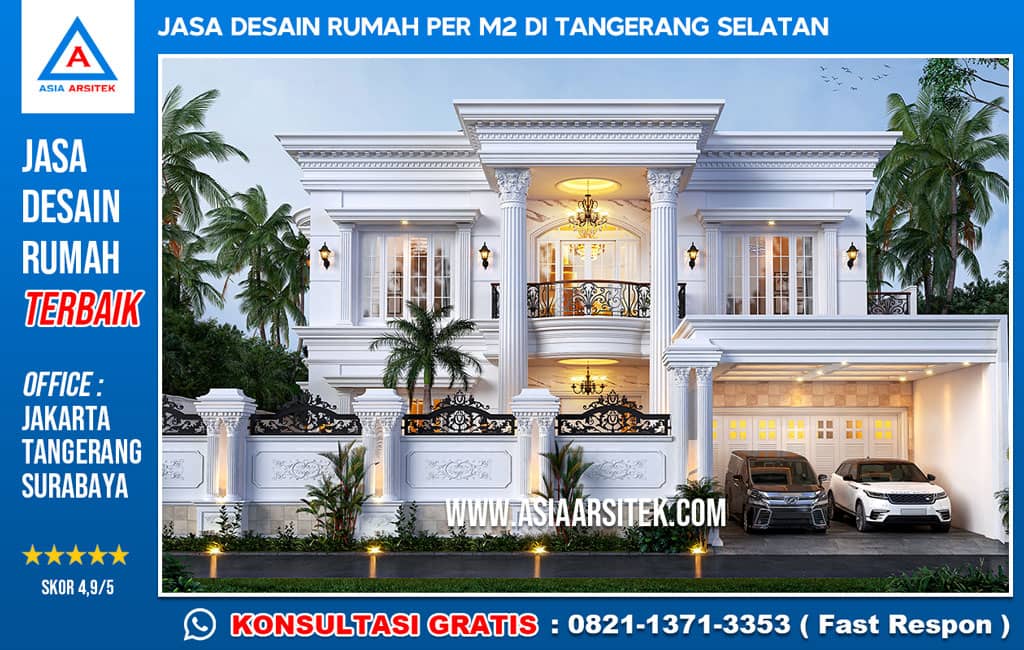 Jasa Desain Rumah Per M2 di Tangerang Selatan