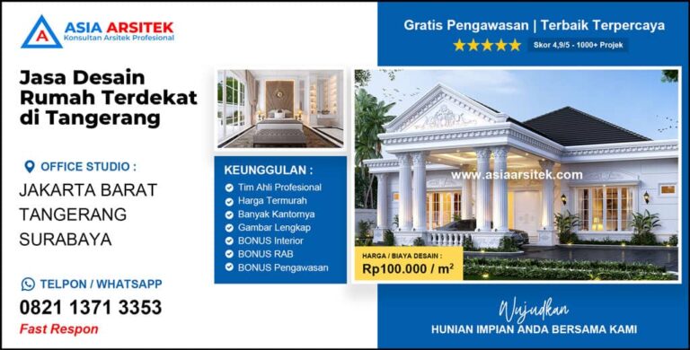 Jasa Desain Rumah Terdekat di Tangerang