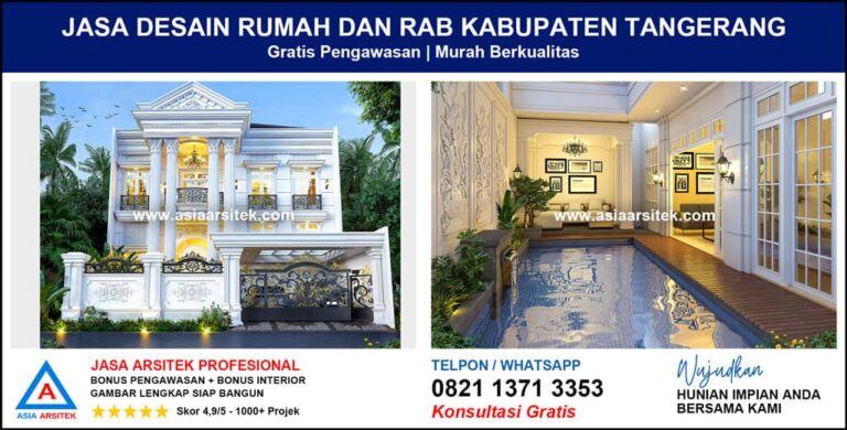 Jasa Desain Rumah dan RAB Kabupaten Tangerang