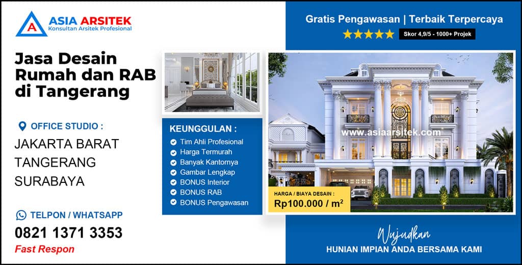 Jasa Desain Rumah dan RAB di Tangerang
