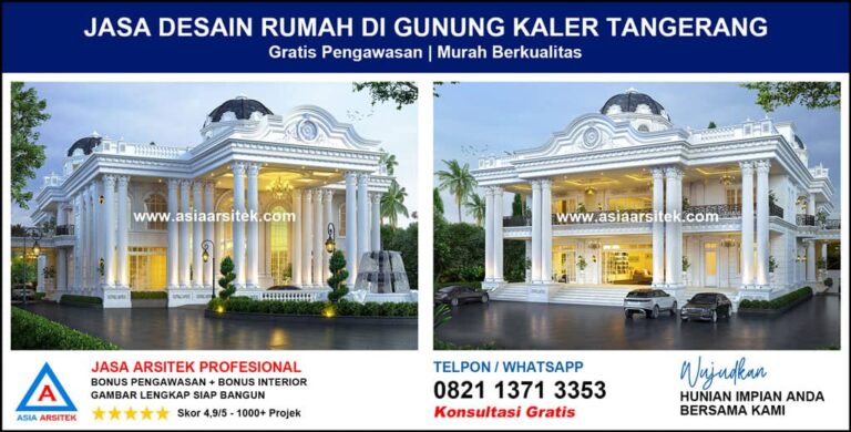 Jasa Desain Rumah di Gunung Kaler Tangerang