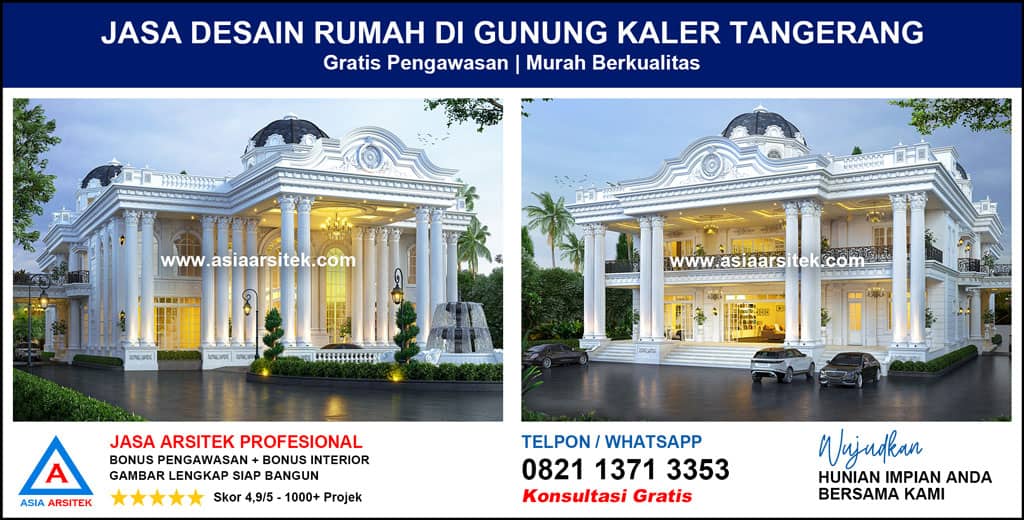 Jasa Desain Rumah di Gunung Kaler Tangerang