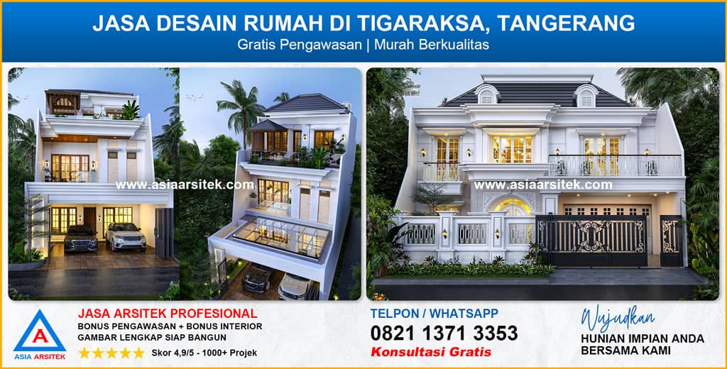 Jasa Desain Rumah di Tigaraksa Tangerang
