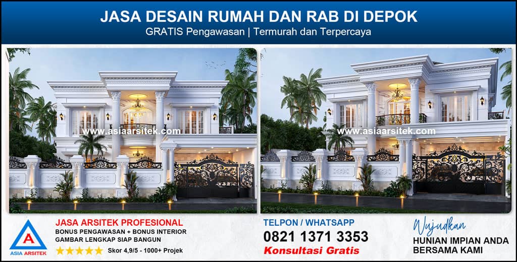 Jasa Desain Rumah dan RAB di Depok, jasa desain rumah, jasa arsitek rumah, jasa desain interior, jasa desain rumah Depok, jasa arsitek rumah Depok, jasa arsitek Depok
